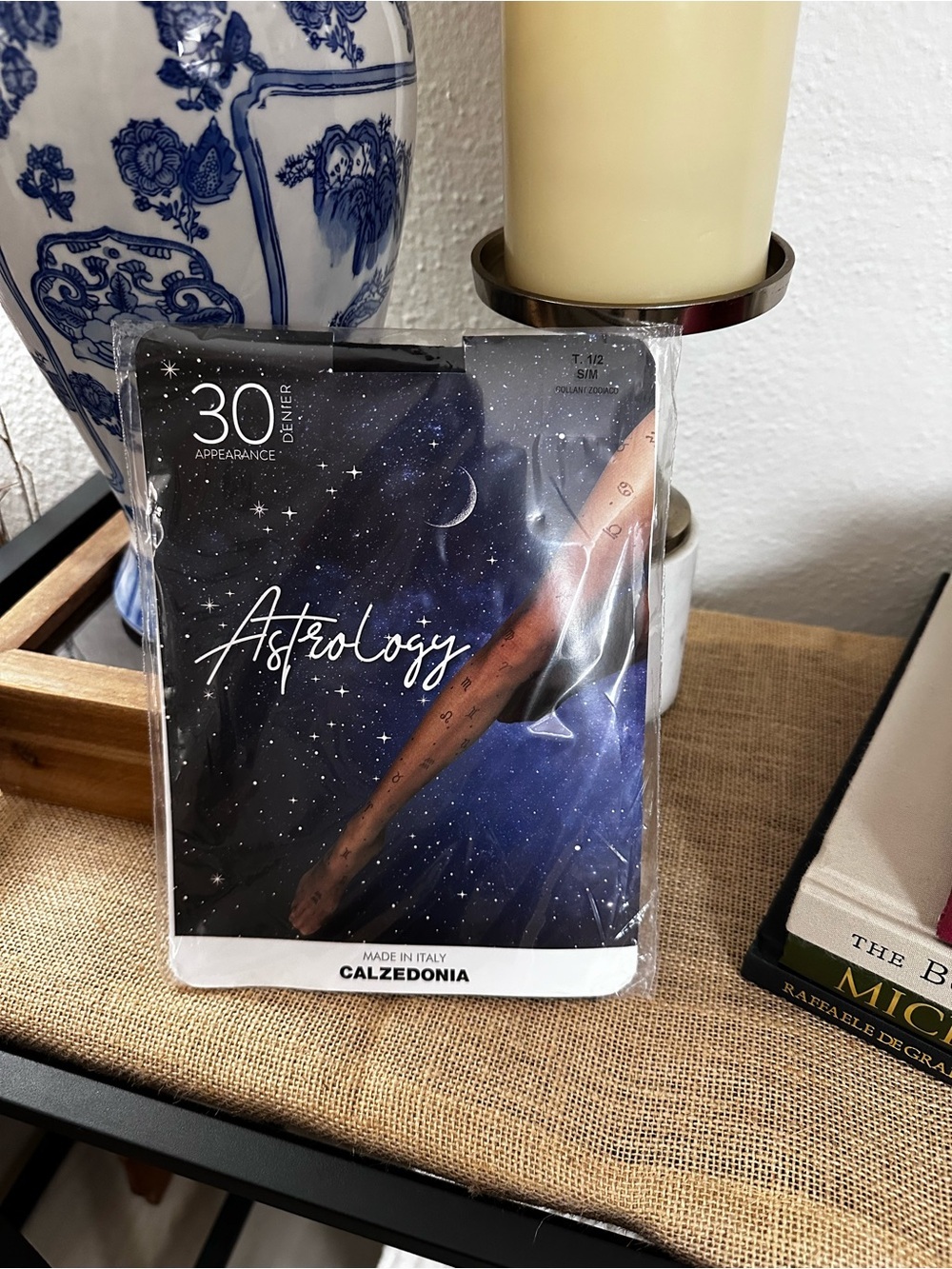 Calzedonia Astrology 30 Denier Sheer Tights in Black